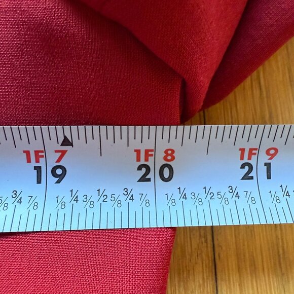 Emanuel Ungaro Size M Red Wool Mohair Blend Single Breasted Blazer Jacket - Picture 9 of 16